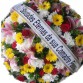 Coroa de Flores com Rosas, Gerberas e Lírios (Tam: 1,40)