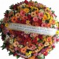 Coroa de Flores com Rosas e Gérberas Coloridas (Tam: 1,70)