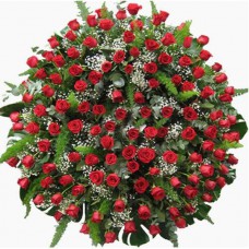 Coroa de Flores com Rosas Vermelhas (Tam: 1,60)