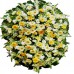 Coroa de Flores Nobres Tons Amarelos(Tam:1,70)